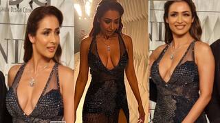 Malaika Arora હૉટ અંદાજ, ટ્રાન્સપરન્ટ ડ્રેસ પહેરીને રેમ્પ પર કર્યુ બૉલ્ડ વૉક, જુઓ વીડિયો