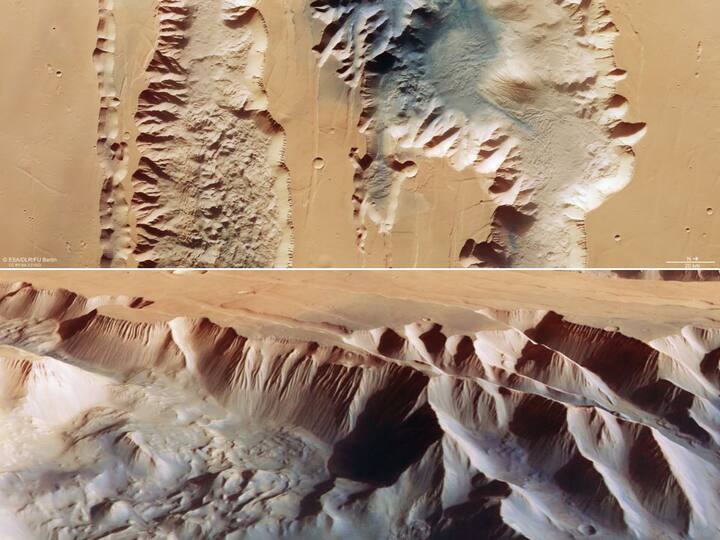 European Space Agency Mars Express Captures Red Planet Grand Canyon See PICS ESA's Mars Express Captures Red Planet's 'Grand Canyon': See PICS