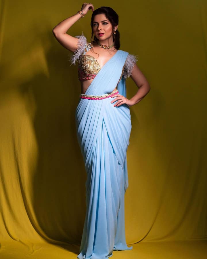 अभिनेत्री सोनाली कुलकर्णी ही सोशल मीडियावर तिच्या वेगवेगळ्या लूकमधील फोटो शेअर करत असते.(फोटो सौजन्य :sonalee18588/इंस्टाग्राम)