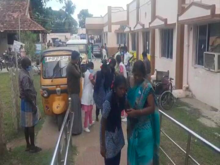 60 private schoolgirls who ate breakfast in a hostel  vomited and fainted in Vedaranyam வேதாரண்யத்தில் விடுதியில் காலை உணவு சாப்பிட்ட மாணவிகள் 60 பேர் மயக்கம்