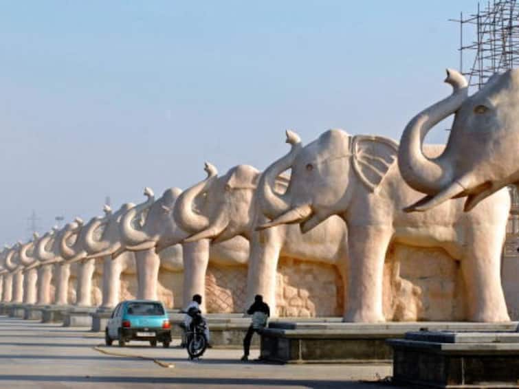 Lucknow: Elephant Statue Stolen From Ambedkar Park In UP Capital Lucknow: Elephant Statue Stolen From Ambedkar Park In UP Capital