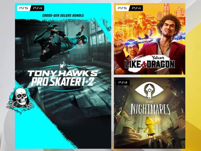 Silicon stof slag Playstation Plus Free Games August Tony Hawk Pro Skater 1 2 Yakuza Like A  Dragon Little Nightmare PS Essential Extra Deluxe