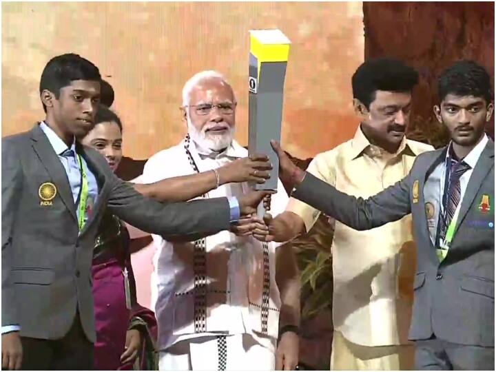 PM Modi inaugurated 44th International Chess Olympiad in Chennai Chess Olympiad: पीएम मोदी ने चेस ओलंपियाड का किया उद्घाटन, बोले- 'ये प्रतिष्ठित टूर्नामेंट शतरंज के घर आया'