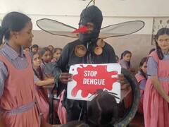 पावसाळ्यातील आरोग्याबाबत तरुणाची अनोख्या पद्धतीने जनजागृती, पाहा फोटो