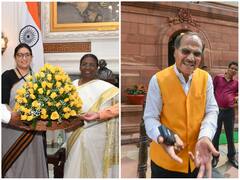 Rashtrapatni Row: 'राष्ट्रपत्नी विवाद' के बीच स्मृति ईरानी और अमित शाह की राष्ट्रपति मुर्मू से मुलाकात, अधीर रंजन को नहीं मिला वक्त