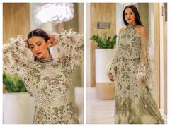 Gauhar Khan Pics: ऑफ व्हाइट ड्रेस में गौहर खान का दिखा बेहद ग्लैमरस अवतार, खूबसूरत अंदाज़ बना देगा दीवाना