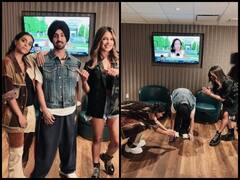 Diljit Dosanjh Concert: कॉन्सर्ट में पहुंची प्रियंका चोपड़ा के पैर छूते दिखे दिलजीत दोसांझ, देखें मजेदार तस्वीरें