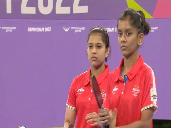 commonwealth games 2022 india women female table tennis team won fiji CWG 2022 Table Tennis : அடுத்தடுத்து வெற்றி...! பிஜியையும் ஊதித்தள்ளிய இந்திய மகளிர் அணி..! டேபிள் டென்னிசில் அபாரம்..!