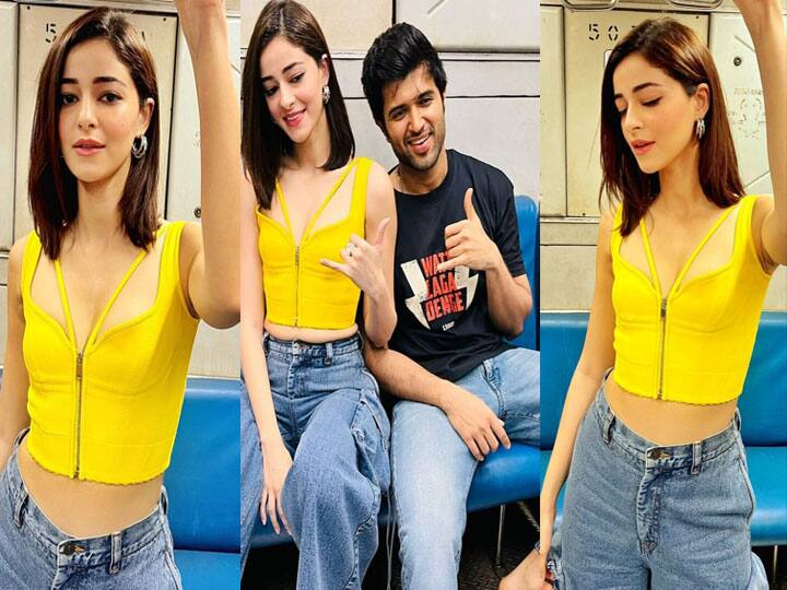 Vijay Deverakonda Ananya Panday Pics: अनन्या पांडे और विजय देवरकोंडा की फिल्म लाइगर 25 अगस्त को सिनेमाघरों में रिलीज होने जा रही हैं. इन सितारों ने इस फिल्म का प्रमोशन भी शुरू कर दिया है.