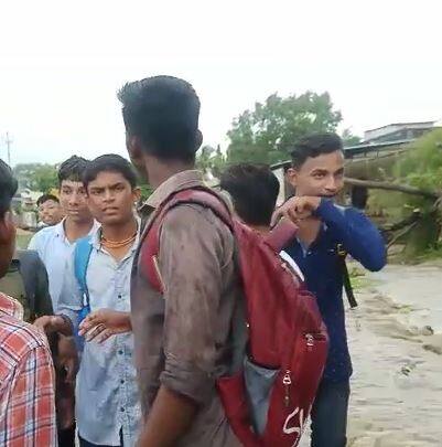 पावसामुळं वाहतुकीवर परिणाम