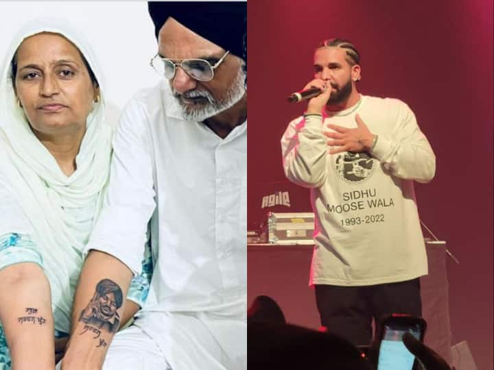 Sidhu Moose Wala's Parents Get His Name Tattooed While Drake Pays Tribute To The Rapper 2 Months After His Death Sidhu Moose Wala's Parents Get His Name Tattooed While Drake Pays Tribute To The Rapper 2 Months After His Death