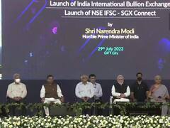 PM Modi Gujarat Visit: पीएम मोदी ने किया गुजरात का दौरा, भारत के पहले अंतरराष्ट्रीय बुलियन एक्सचेंज का किया उद्घाटन