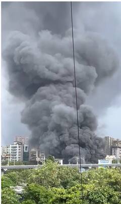 तस्वीरों मे देखें कैसे जल उठा रणबीर-श्रद्धा की फिल्म 'लव रंजन' का सेट, हर तरफ छाया धुआं