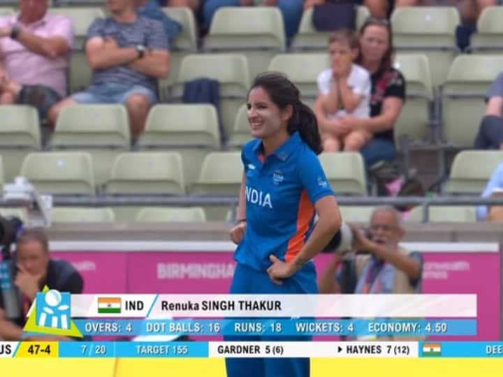 Renuka Singh Thakur Who is Renuka Singh Thakur Indian Pacer 4 Wicket CWG 2022 IND W vs AUS W T20 CWG 2022: जानिए कौन हैं रेणुका सिंह, जिसने ऑस्ट्रेलिया को दिन में दिखाए तारे; अकेले टॉप ऑर्डर को किया धराशायी