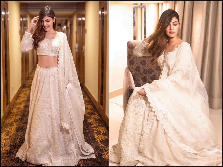 Rhea Chakraborty Photos:आजकल अपनी ज्यादातर तस्वीरों में सिंपल अवतार में ही दिखती हैं. उनकी ज्यादातर तस्वीरों में एक्ट्रेस को ट्रेडिशनल आउटफिट पहने देखा जा सकता है.