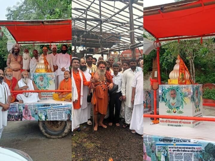 Sant Vijay Das Bharatpur: साधु संत अस्थि कलश लेकर पसोपा गांव पहुंचेंगे, जहां पशुपतिनाथ मंदिर परिसर में ही अस्थि रखकर इनकी समाधि बनाई जाएगी.