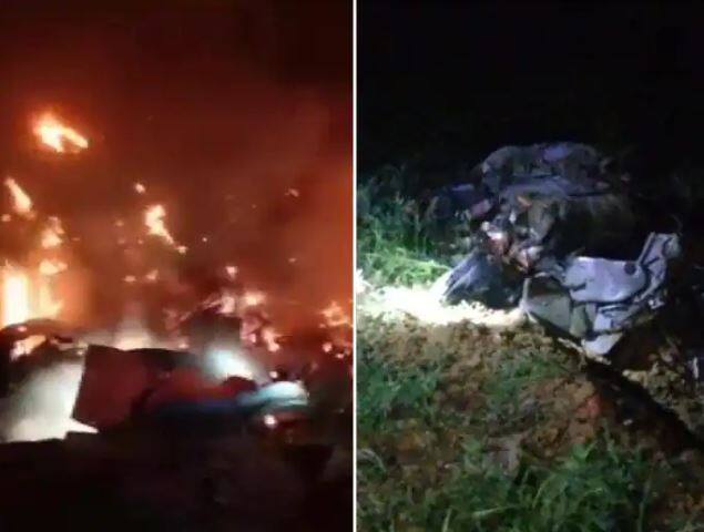 Rajasthan :  A MiG-21 fighter aircraft of the Indian Air Force crashed near Barmer district MiG-21 Plane Crash : ਰਾਜਸਥਾਨ ਦੇ ਬਾੜਮੇਰ 'ਚ ਮਿਗ-21 ਜਹਾਜ਼ ਹੋਇਆ ਕ੍ਰੈਸ਼ , 2 ਪਾਇਲਟ ਸ਼ਹੀਦ