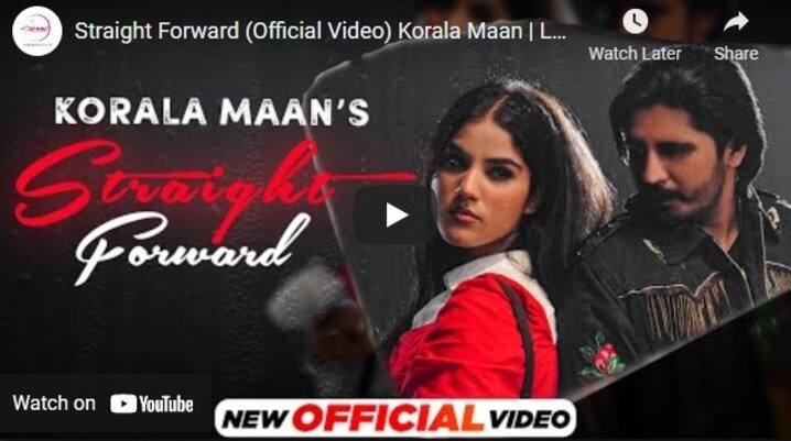 ਇਸ ਲਿਸਟ `ਚ 5ਵਾਂ ਰੈਂਕ ਕੋਰਾਲਾ ਮਾਨ ਦੇ ਗੀਤ ਸਟਰੇਟ ਫ਼ਾਰਵਰਡ ਦਾ ਹੈ। ਇਸ ਗੀਤ ਨੂੰ 8 ਦਿਨਾਂ `ਚ 84 ਲੱਖ ਲੋਕ ਦੇਖ ਚੁੱਕੇ ਹਨ।
