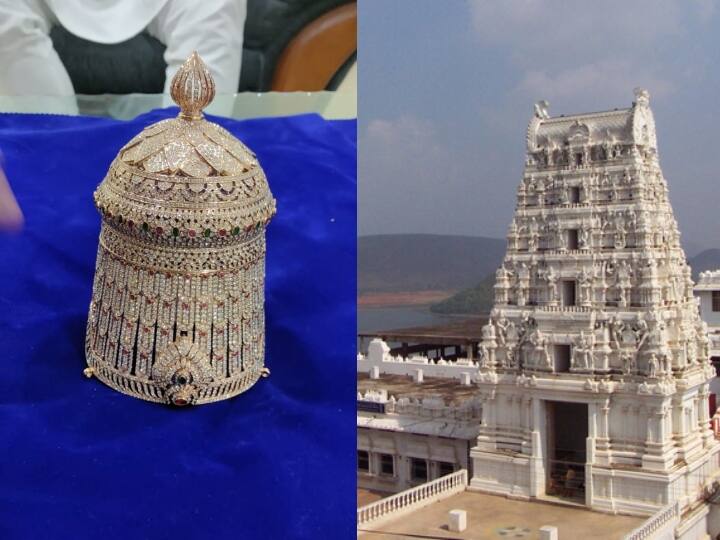 Annavaram Temple : ஜொலிக்கும் வைரங்கள்! ஆந்திராவின் அன்னவரம் கோயிலுக்கு  வைர கிரீடம் வழங்கிய பக்தர்! வைரல் போட்டோ!