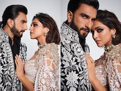 Ranveer Deepika Pics: एक-दूसरे की आंखों में डूबे नजर आए रणवीर-दीपिका, रॉयल लुक में लगे परफेक्ट कपल