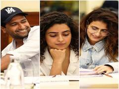 Photos: फिल्‍म Sam Bahadur की टीम से Vicky Kaushal ने मिलाया, री‍डिंग सेशन में मशगूल दिखीं Dangal Girls