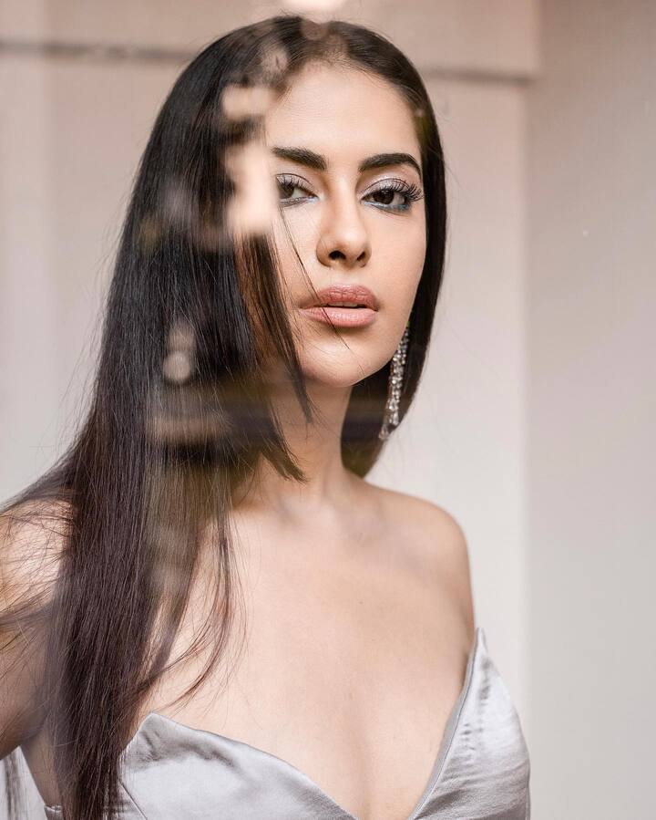 स्ट्रेट हेयर और डायमंड इयररिंग्स के साथ उनके डेवी शीन मेकअप ने उनके लुक में ग्लैमर जोड़ दिया है. कोई शक नहीं है कि, वह बला की खूबसूरत लग रही हैं.
