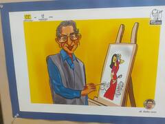 S D fadnis cartoons: 'सलाम हसऱ्या रेषांना