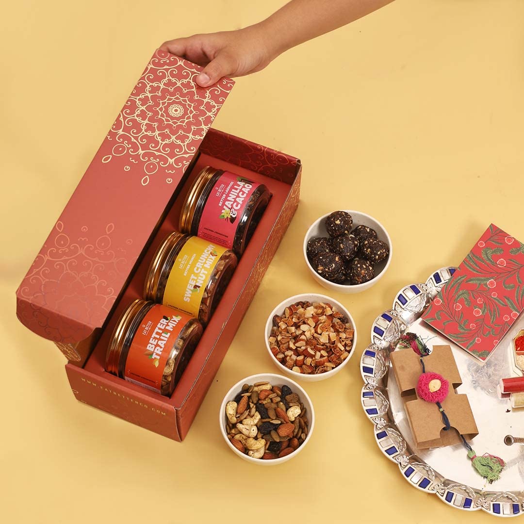 Rakhi Gift Hamper: अमेजन पर मिल रहे ये यूनीक राखी गिफ्ट हैंपर, खरीदें आधी कीमत पर