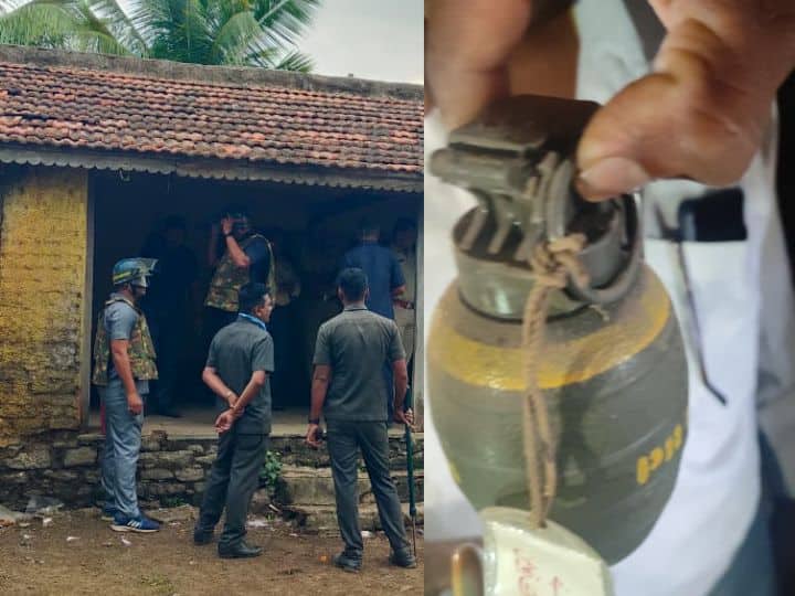hand grenade was found in a school in Sangli, bomb squad seized it सांगलीतील शाळेत हॅन्ड ग्रेनेड सापडला, बॉम्बशोधक पथकाने घेतला ताब्यात