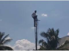 Sangli News : भावकीसोबत जमीन वाटपातून वाद, चिडून शेतकरी चढला दूरध्वनीच्या खांबावर!