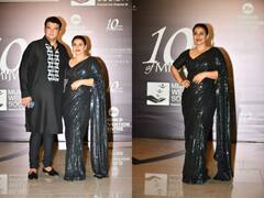 Vidya Balan In Black Sequins Saree. Check Out Pics