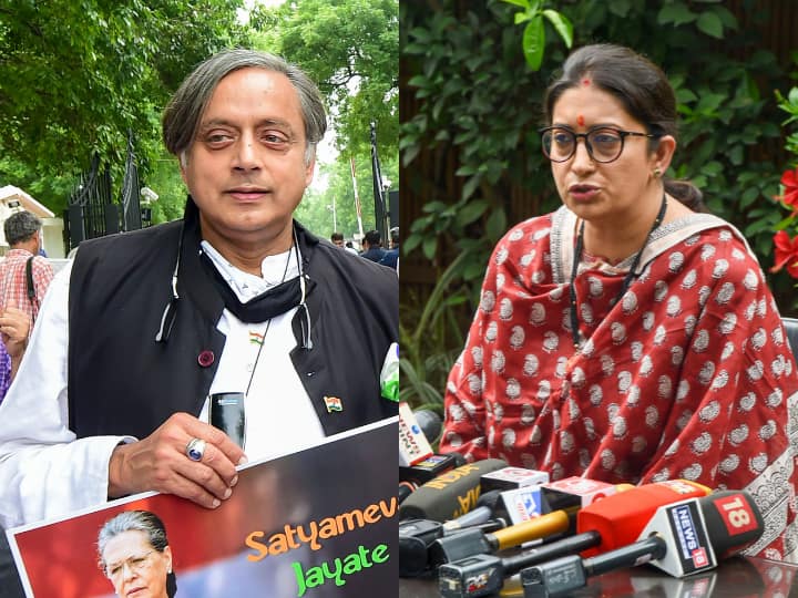 Shashi Tharoor Slams Smriti On Adhir's 'Rashtrapatni' Remark, Says 'Man Whose Hindi Is Like Me Made Mistake' Shashi Tharoor Slams Smriti On Adhir's 'Rashtrapatni' Remark, Says 'Man Whose Hindi Is Like Me Made Mistake'