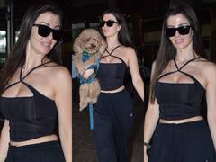 Arbaaz Khan Gf Pics: एयरपोर्ट पर डॉग के साथ दिखीं अरबाज़ खान की गर्लफ्रेंड, ऐसी तस्वीरें हो गईं वायरल