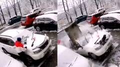 Car Accident: ਦਿਲ ਦਹਿਲਾ ਦੇਣ ਵਾਲੀ ਵੀਡੀਓ! 2 ਸਕਿੰਟ ਦੀ ਦੇਰੀ ਅਤੇ ਬਚ ਗਈ ਵਿਅਕਤੀ ਦੀ ਜਾਨ