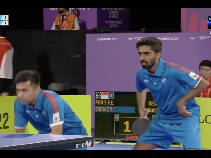 CWG 2022 Table Tennis : டேபிள் டென்னிசில் தொடர் ஆதிக்கம்..! அரையிறுதிக்கு முன்னேறி அசத்திய இந்தியா..!