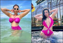 Shama Sikander ने मोनोकिनी पहन स्विमिंग पूल में दिया कातिलाना पोज, लोग बोले- उन्हें कोई हरा नहीं सकता