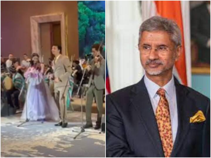 Uzbekistan artist sang bollywood song Bol Radha Bol s jaishankar shares viral video Trending: उज्बेकिस्तान के कलाकारों ने गाया 'बोल राधा बोल…' गीत, भारतीय विदेश मंत्री ने ट्वीट किया वीडियो