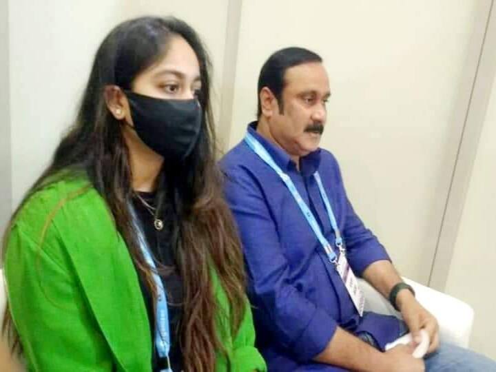 chess olympiad 2022 anbumani ramadoss says chess olympiad arreangements are good செஸ் ஒலிம்பியாட் போட்டியை காண மகளுடன் வந்த அன்புமணி ராமதாஸ்.. தமிழக அரசுக்கு பாராட்டு