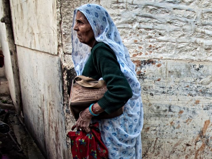 Even after ten years, the poor elderly of India get a pension of 300 rupees a month