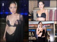 ब्लैक ट्रांसपेरेंट साड़ी में Urfi javed का बेहद कातिलाना अंदाज, वायरल हो गईं ग्लैमरस तस्वीरें