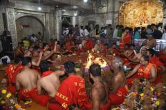 dagdusheth temple Pune: पुणेकरांच्या आरोग्यासाठी श्रीमंत हलवाई दगडूशेठ मंदिरात 'अतिरुद्र याग'