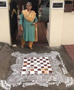 44th Chess Olympiad : வைரலாகும் 44வது செஸ் ஒலிம்பியாட் கோலங்கள் !