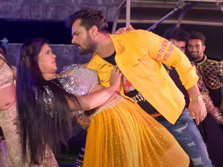 Khesari Lal Yadav Dhokhebaaz Ho Gaya Chandani Singh SRK Music Song Bhojpuri Song: खेसारी लाल यादव से रूठी-रूठी नज़र आ रही हैं चांदनी सिंह, जानें क्या है माजरा