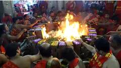 dagdusheth temple Pune: पुणेकरांच्या आरोग्यासाठी श्रीमंत हलवाई दगडूशेठ मंदिरात 'अतिरुद्र याग'