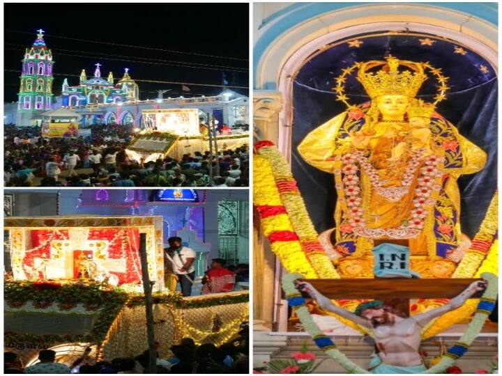 Thoothukudi :Narkarunai Bhavani  Thoothukudi Thuya Panimaya Matha Temple Festival தூத்துக்குடி தூய பனிமய மாதா பேராலய திருவிழா -  நற்கருணை பவனியில் திரளான பக்தர்கள் பங்கேற்பு