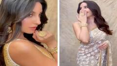 Nora Fatehi Photos : ਆਫ ਵ੍ਹਾਈਟ ਸਾੜੀ ਪਹਿਨ ਕੇ ਕਹਿਰ ਢਾਹੁੰਦੀ ਦਿਖੀ ਨੋਰਾ ਫਤੇਹੀ , ਖੂਬਸੂਰਤ ਆਦਾਵਾਂ ਨੇ ਉਡਾਈ ਫੈਨਜ਼ ਦੀ ਨੀਂਦ
