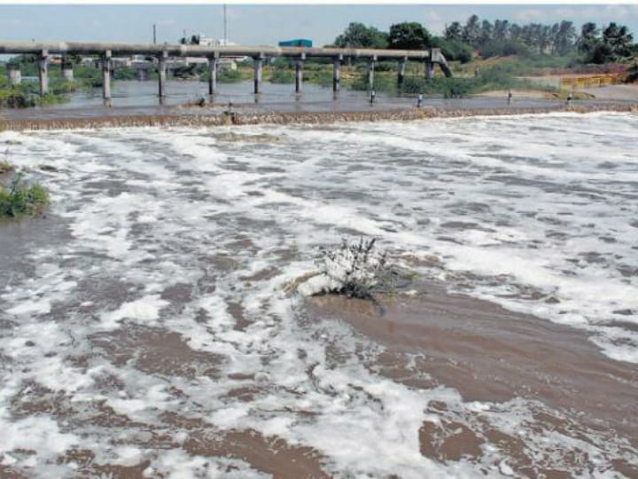 கரூர் பெரிய ஆண்டாங்கோயில் தடுப்பணைக்கு தண்ணீர் வரத்து அதிகரிப்பு