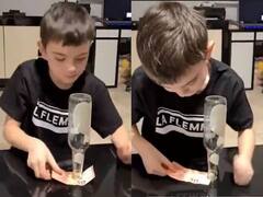 Funny Video: ਵੱਖਰੇ ਪੱਧਰ ਦਾ ਤੇਜ਼ ਨਿਕਲਿਆ ਬੱਚਾ, ਦਿਮਾਗ ਦੇਖ ਸਦਮੇ ‘ਚ ਆ ਗਿਆ ਪਿਤਾ!