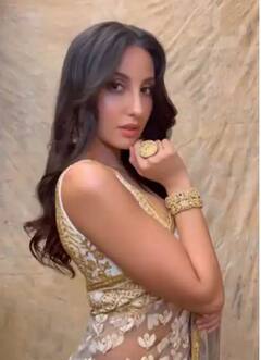 Nora Fatehi Photos : ਆਫ ਵ੍ਹਾਈਟ ਸਾੜੀ ਪਹਿਨ ਕੇ ਕਹਿਰ ਢਾਹੁੰਦੀ ਦਿਖੀ ਨੋਰਾ ਫਤੇਹੀ , ਖੂਬਸੂਰਤ ਆਦਾਵਾਂ ਨੇ ਉਡਾਈ ਫੈਨਜ਼ ਦੀ ਨੀਂਦ