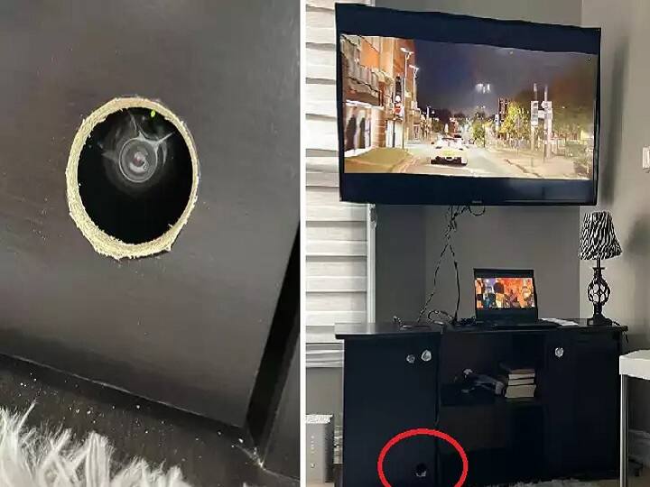 Family finds hidden camera inside TV cabinet of their Airbnb property; company issues statement Crime : இப்படி ஒரு இடத்தில் ரகசிய கேமராவா? டிவி பார்த்தபோது ஷாக்கான குடும்பத்தினர்! பிரபல நிறுவனம் கொடுத்த அறிக்கை..